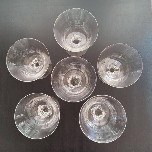 6 | 6 oz | Seneca Ingrid Stahl tall sherbet glasses - Picture 9 of 12